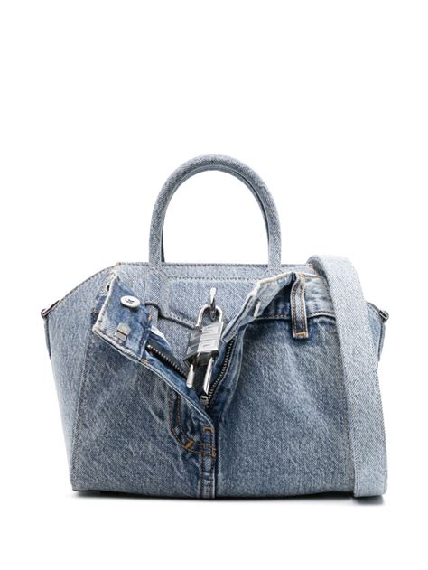 givenchy mini antigona weight|mini antigona lock denim tote bag.